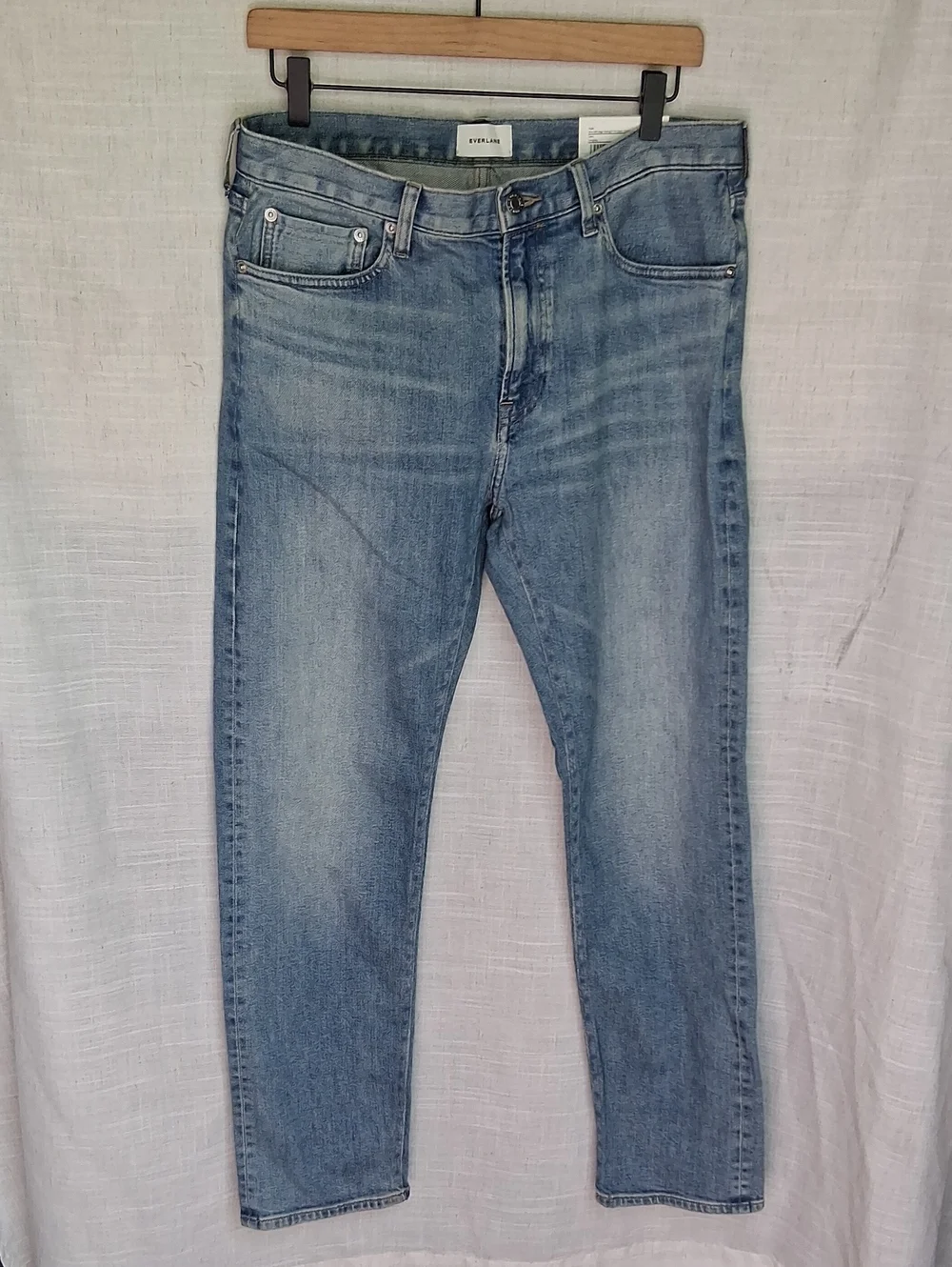 Everlane The Selvedge Straight Fit Jeans Longbay Blue 31×32